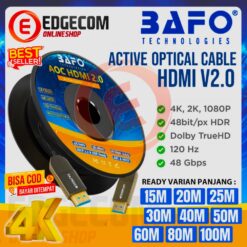 bafo kabel hdmi male to male 25 meter 4k goldplated original 10 meter2