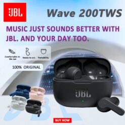 Original JBL Headset Bluetooth Wave 200TWS Wireless Earphone TWS Bluetooth.
